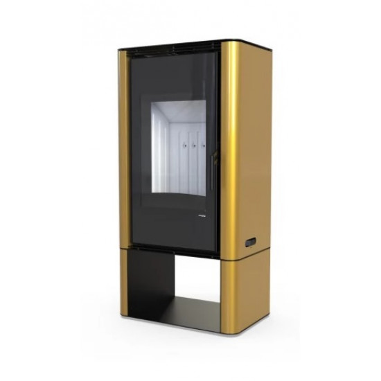 Сталева піч Defro Home SOLUM LOG Золотий Сталева піч Defro Home SOLUM LOG Золотий