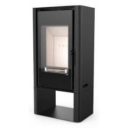 Сталева піч Defro Home SOLUM LOG Чорний Сталева піч Defro Home SOLUM LOG Чорний