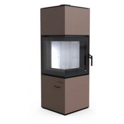 Сталева піч Defro Home QUADROOM Коричневий Сталева піч Defro Home QUADROOM Коричневий