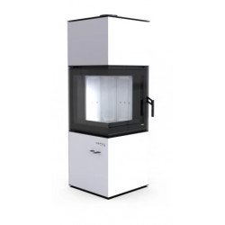 Сталева піч Defro Home QUADROOM Білий Сталева піч Defro Home QUADROOM Білий