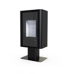 Сталева піч Defro Home SOLUM TOP Чорний