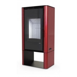 Сталева піч Defro Home SOLUM LOG Червоний Сталева піч Defro Home SOLUM LOG Червоний