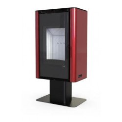 Сталева піч Defro Home SOLUM TOP Червоний