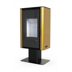 Сталева піч Defro Home SOLUM TOP Золотий
