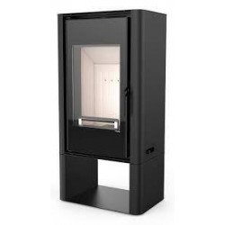 Сталева піч Defro Home SOLUM LOG Чорний Сталева піч Defro Home SOLUM LOG Чорний