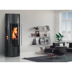 Піч панорамне скло Ember E15 XL VG Stahl