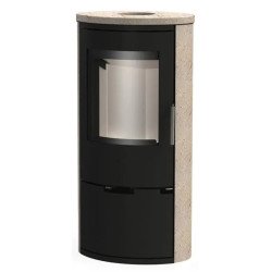 Піч облицьована каменем на дровах Ember E14 Kalkstein