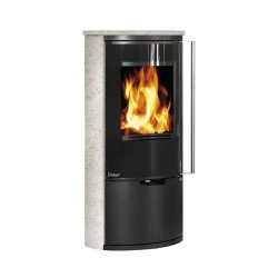 Кругла піч для дому Ember E14 VG Kalkstein (камінь)