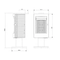 Піч-камін PHAROS Invicta Піч-камін PHAROS Invicta